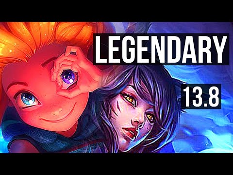 ZOE vs AHRI (MID) | 15/1/4, Legendary, 7 solo kills, 1.2M mastery | KR Master | 13.8