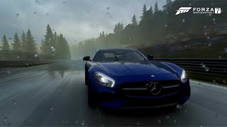 I created a Mercedes-AMG GT S commercial in Forza Motorsport 7