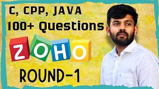 100 ZOHO Round-1 Output Questions Marathon | CPP, C, Java | Tamil | code io