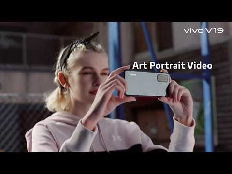 Video art portrait feature on the vivo V19
