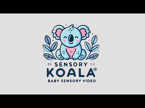 Baby Sensory With Colors - Classical Piano - Underwater - High Contrast  - Music Video study, sleep