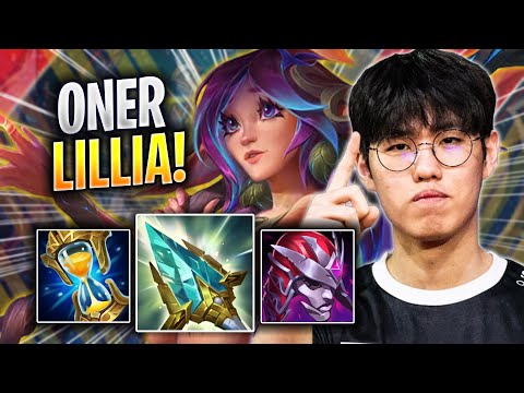 ONER IS A GOD WITH LILLIA! - T1 Oner Plays Lillia JUNGLE vs Nidalee! | Season 2023