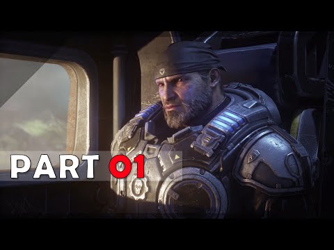 Gears 5 |PC| (Insane) 100% Walkthrough 01 |Act 1 - Chapter 1| (Shot in the Dark)