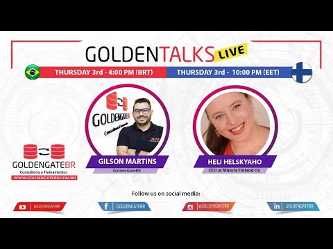 GoldenTalks - Episódio 66: LIVE com Heli Helskyaho, CEO at Miracle Finland Oy