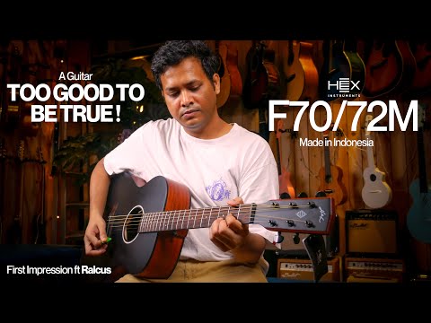 Hex F72M - Acoustic and Semi acoustic guitar by hex acoustic