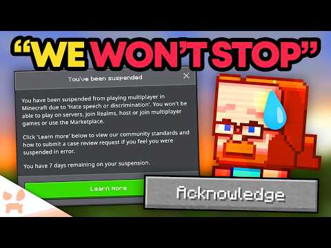MINECRAFT IS BANNING EVERYONE RIGHT NOW + YOU COULD BE NEXT. JEB RESPONDS…