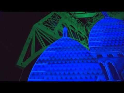 EuroSat Can Can Coaster Wartebereich und OnRide Video