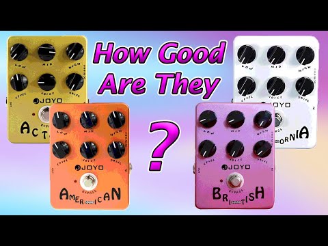 Joyo American Sound, British Sound, AC Tone and California Sound: How Good Are They?