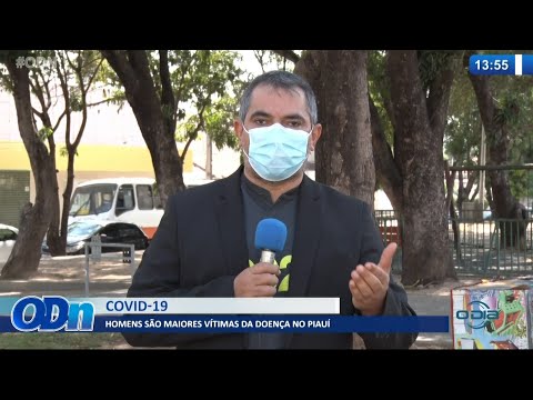 Homens saÌƒo maiores viÌtimas de Covid 19 no PiauiÌ 31 08 2021