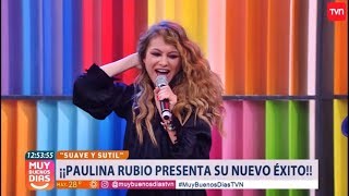 Paulina Rubio - Suave y Sutil (En Vivo) + Entrega Disco de Oro para Deseo.