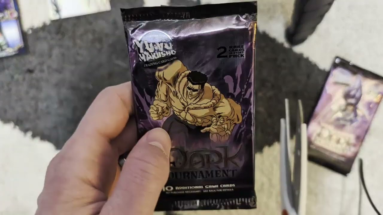 Opening Vintage YuYu Hakusho Dark Tournament Card Packs