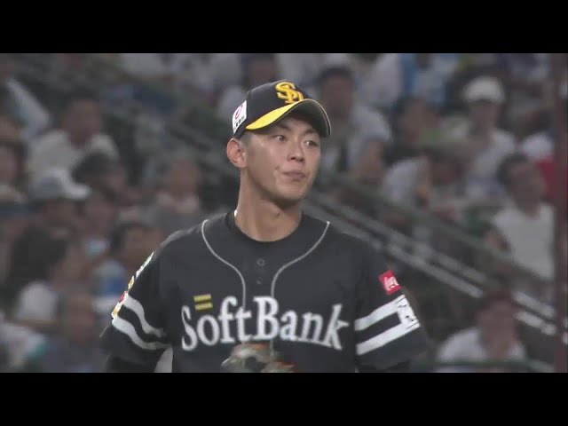 【6回裏】守備職人!! ホークス・今宮健太 ボテボテの当たりをランニングスローでアウトに!!  2024年7月21日 埼玉西武ライオンズ 対 福岡ソフトバンクホークス