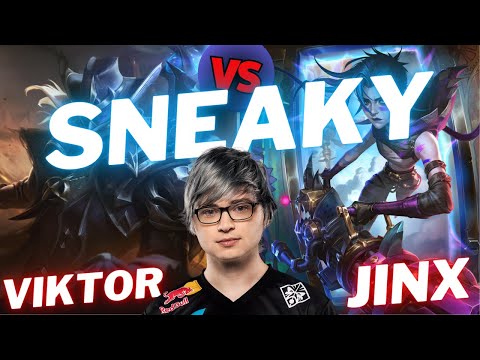 SNEAKY | VIKTOR VS JINX | ADC GAMEPLAY | Patch 15.1 / Season 15 | #LeagueofLegends