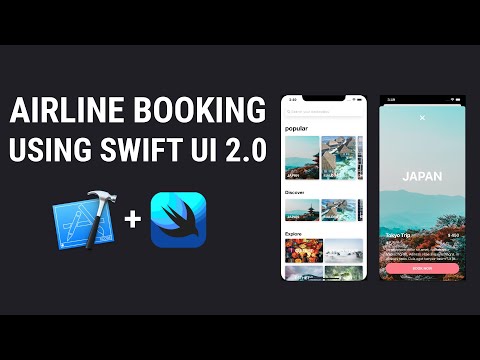 Airline Booking App - Creating complex UI - SwiftUI 2.0