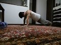 300 push ups＋10 chest rollers　腕立て伏せ300回＋胸筋ローラー10回