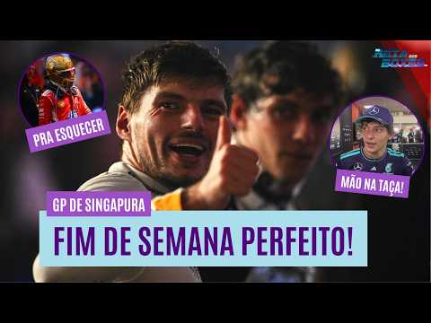 VERSTAPPEN BRILHA EM SINGAPURA; ANTONELLI PERTO DA TAÇA; HAMILTON ERRA E ADMITE | NA RETA DOS BOXES