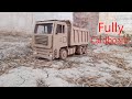 How To Make Rc Dumper Cardboard Truck Easy With Motor Rc Truck Monster Truck