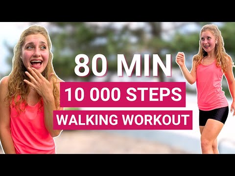 80 MIN 10 000 STEPS WORKOUT 🔥 | walking dance workout at home, full body cardio