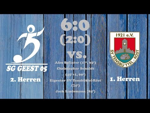 Highlights SG Geest 05 II vs. SV Tensbüttel-Röst - 12.03.2017