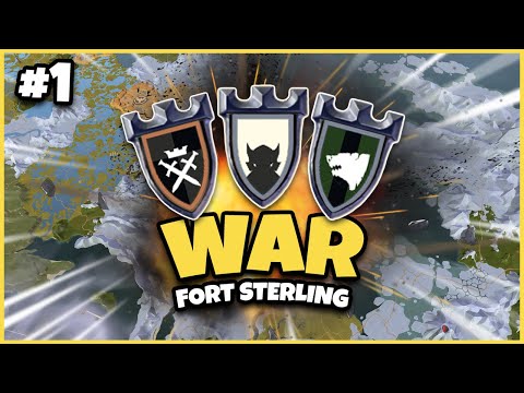 Albion Online - War in Fort Sterling | TLH Alliance Vs Escalation Vs Militant + Dystopia | ZvZ