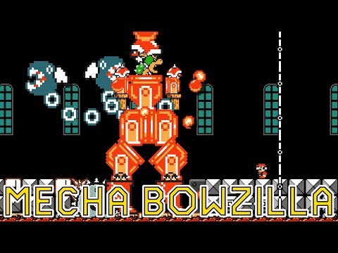 Mecha Bowzilla is Back for Revenge in Super Mario Maker 2