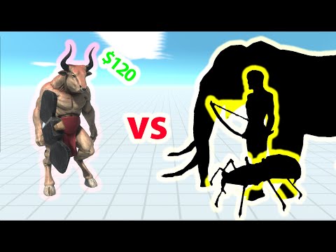 MINOTAUR vs SAME PRICE UNITS - Animal Revolt Battle Simulator ARBS