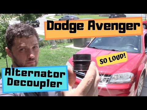 How to replace alternator decoupler on Dodge Avenger (Fix loud engine noise!)