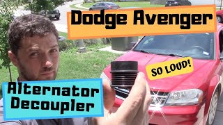 How to replace alternator decoupler on Dodge Avenger (Fix loud engine noise!)