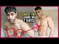 How To Lose Chest Fat In 1 Week AT HOME - BURN FAT!!