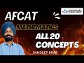 AFCAT Maths 2025 2 All 20 Type Of Questions With Complete Explaination More Than 100 Question
