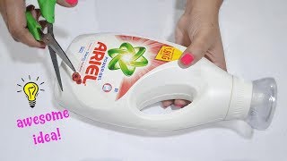 Best Reuse Idea With Detergent Bottle How To Recycle Detergent Bottle