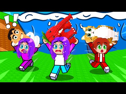 I ESCAPED A GIANT TSUNAMI AND RESCUED BRAINROTS!