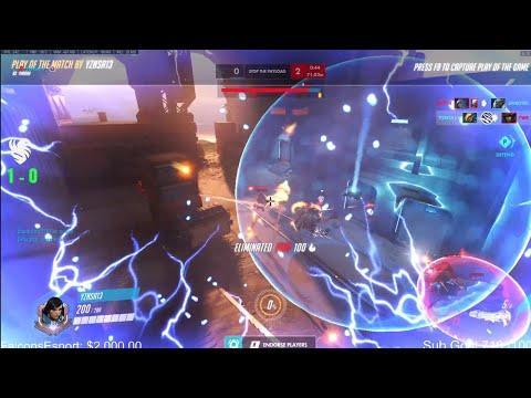 POTG! YZNSA INSANE NANO PHARAH GAMEPLAY OVERWATCH SEASON 27 TOP 500