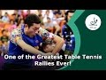 Possibly the Greatest Table Tennis Rally Ever!