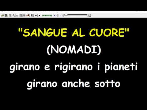 Sangue Al Cuore - Nomadi