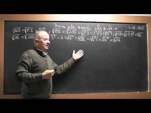 2/3 Lectia 1767 Clasa 7 Radicali Scoaterea / Introducerea unui numar sub radical Factor comun Puteri