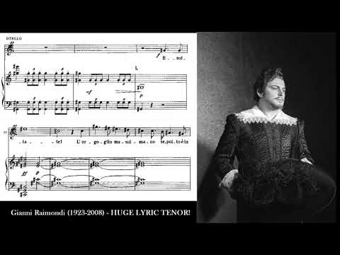 HUGE LYRIC TENOR VOICE!! (A CAPELLA/GIANNI RAIMONDI)
