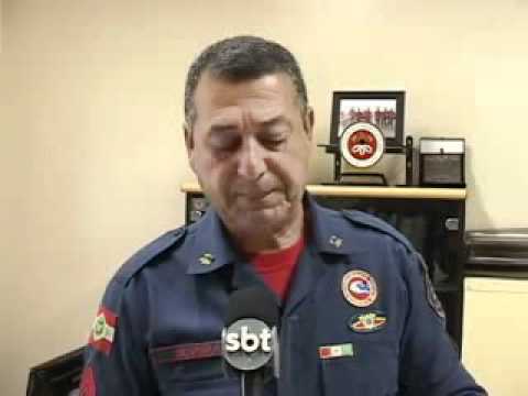 SBT News: Incêndio em casa pode ser criminoso em Criciúma (20/06/2011)