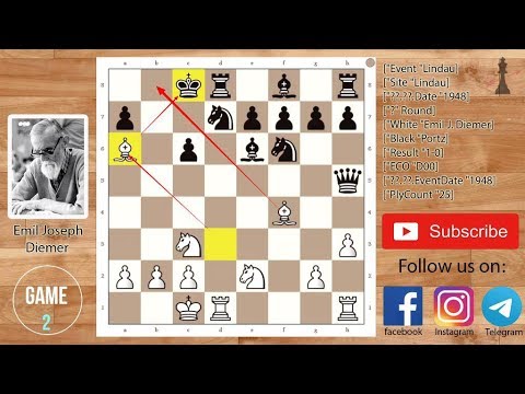 Diemer's triple queens and two rooks sacrifices | Diemer's best games