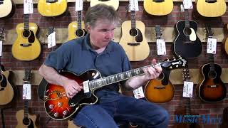 Video thumbnail for Guild M-75 Aristocrat Antique Sunburst Hollowbody Electric Guitar DEMO by Manchester Music Mill