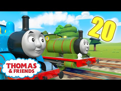 Thomas & Percy Learn to Count to 20 | BRAND NEW | Learn with Thomas | Cartoons for Kids