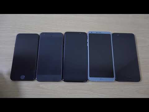 Samsung Galaxy S8 vs LG G6 vs Huawei P10 vs Google Pixel vs iPhone 7 - Speed Comparison!