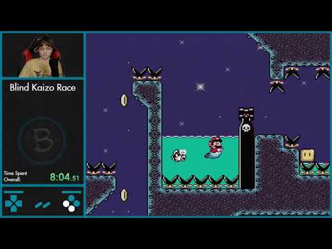 SMW Blind Kaizo Race Week 58 - Glistening Grotto & Starlit Stronghold by sio_kedelic