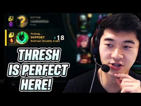 SHOWING WHY THRESH IS THE BEST PICK WITH THIS CHAMPION ON BOT LANE! | Biofrost