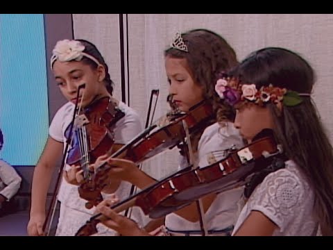 SEMPRE FELIZ - Trio de violinistas mirins apresenta Nona Sinfonia de Beethoven