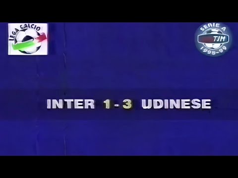 Inter-Udinese 1:3, 1998/99 - 90° minuto (doppietta di Marciò Amoroso)