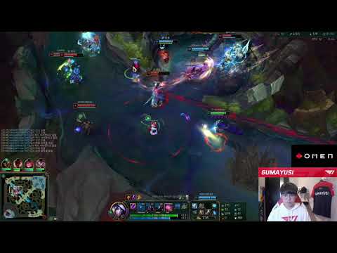 T1 Gumayusi's clean movement on Xayah and perfect synergy with Canyon | Stream Highlights