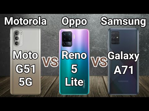 Oppo Reno5 Lite vs Samsung A71 vs Moto G51 5G