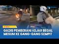 A Lewd Mugger With License Plate Number Z 5699 HAG Was Chased By A Brave Girl In Pati