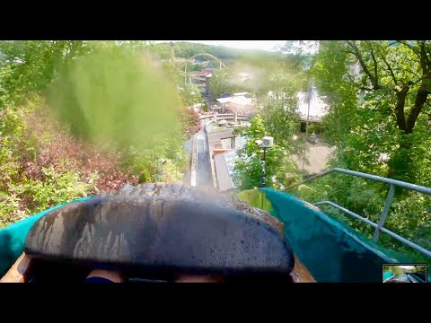 FLUMERIDE GOTHENBURG SWEDEN LISEBERG 4K Amusement Park Nöjespark Göteborg Sverige Classic Ride 🥳